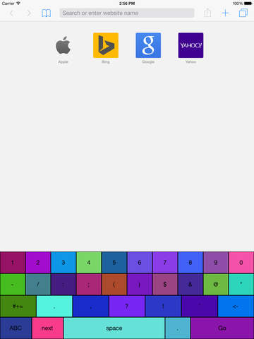 【免費工具App】RGB Keyboard for iOS 8-APP點子