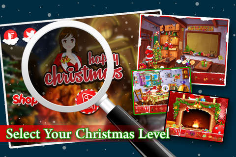 Spot Happy Christmas Gift - Hidden Object Game screenshot 2