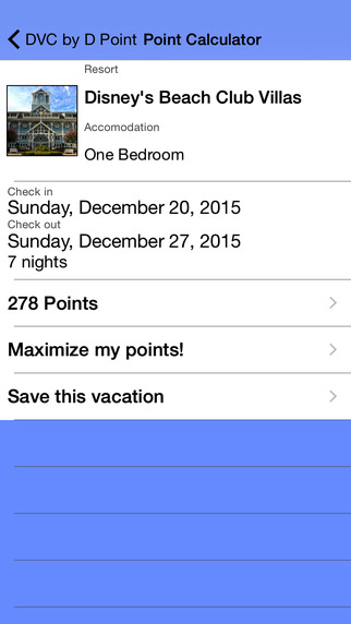 【免費旅遊App】DVC by D Point - Point Calculator for Disney Vacation Club-APP點子