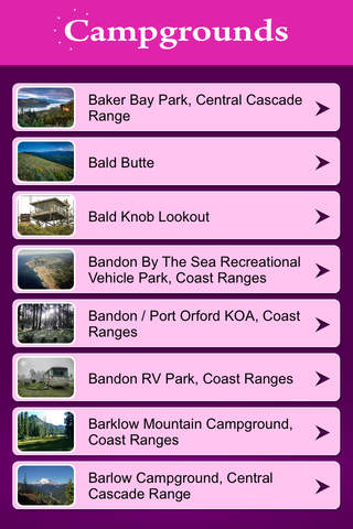 Oregon Campgrounds Guide screenshot 2