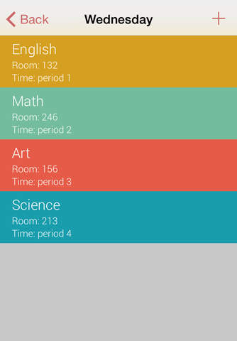 Time Table - Students screenshot 2