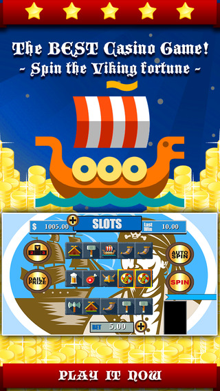 AAA One Viking Slots - The saga of crazy sea man who dies on the epic wheel with no coin