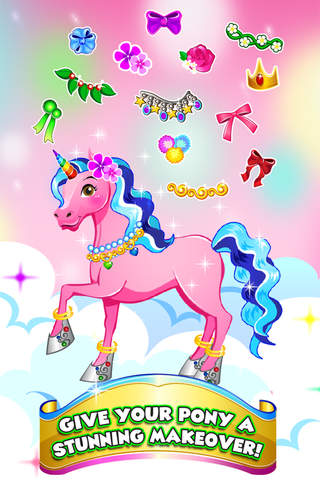 Make My Pony - Magic Pet Unicorn Horse Makeover Salon screenshot 2
