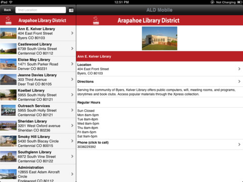 【免費教育App】Arapahoe Library District Mobile-APP點子