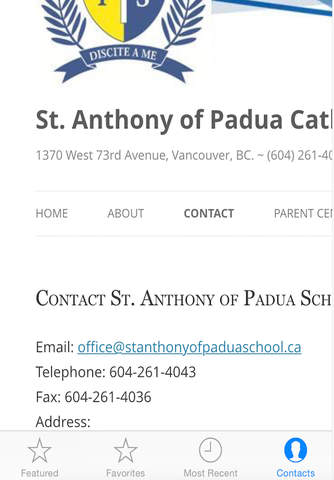 St. Anthony School of Padua Vancouver screenshot 4
