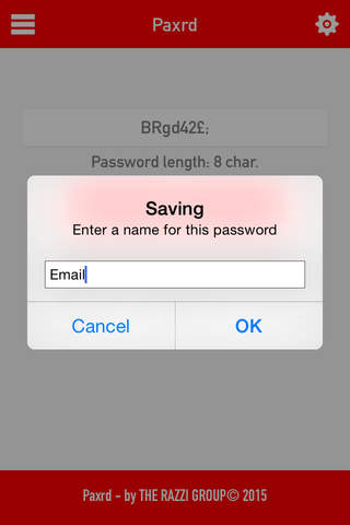 Paxrd - Password random generator & manager screenshot 2