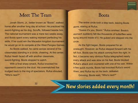 Storied Myth - Children's Adventure Books for Elementary School Kids that are Interactive beyond the Screen screenshot 4