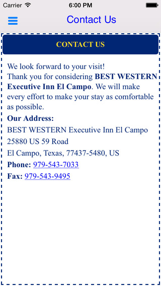 【免費旅遊App】Best Western El Campo-APP點子