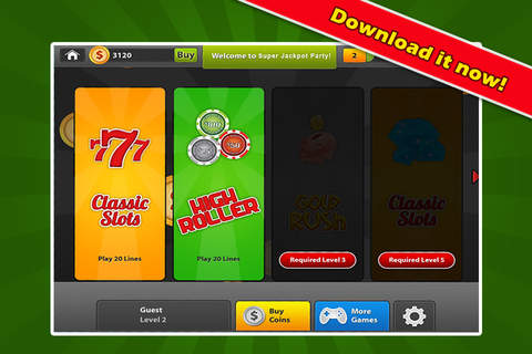 Triple Jackpot Party Casino Slots FREE screenshot 2
