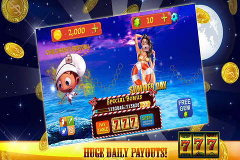 Celebration Event Slot Machine: MEGA Win Casino in Las Vegas! Based on Real Vegas Machines screenshot 2