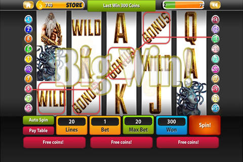 Jupiter Titan Slots Machine - Big Win of Fortune With Frenzy Play Pokies Pro screenshot 3