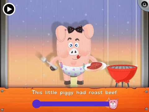 【免費書籍App】This Little Piggy Story Book with Voice for Kids-APP點子