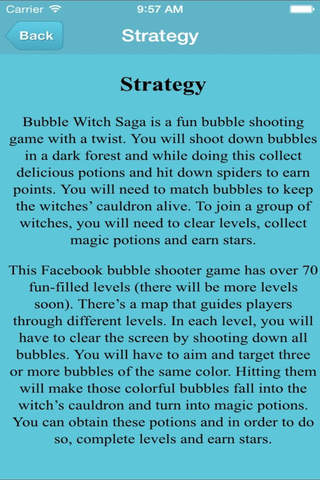 Guide for Bubble Witch Saga - All New Levels,Video, Walkthroughs,Tips screenshot 3
