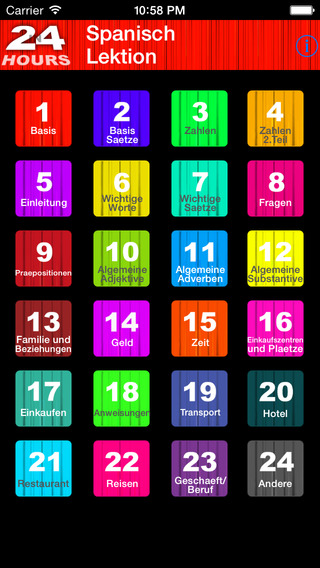 【免費教育App】In 24 Stunden Lernen Spanisch zu Sprechen-APP點子