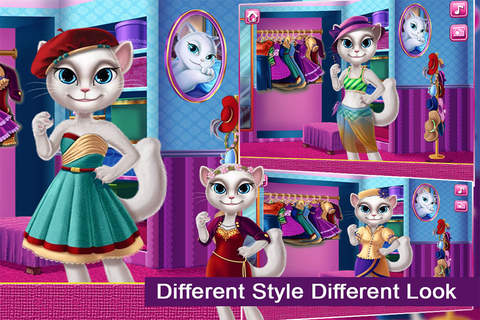 Cute Cat DressUp - Game For Kids And Adults screenshot 3