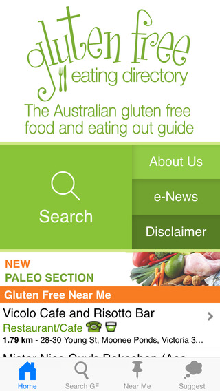 Gluten Free Eating Directory 1.5