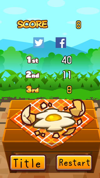 【免費遊戲App】EGG CATCH!! -TAMAGO & BOMB--APP點子