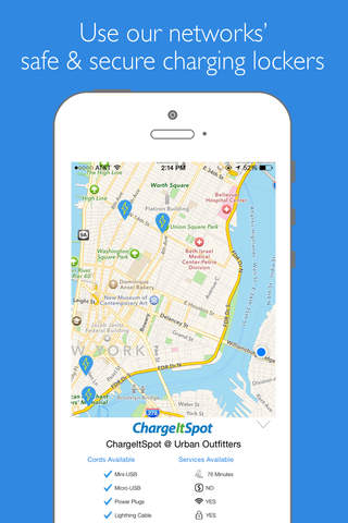 ChargeUpApp NYC - charging locations, wifi, cords, & more! screenshot 3