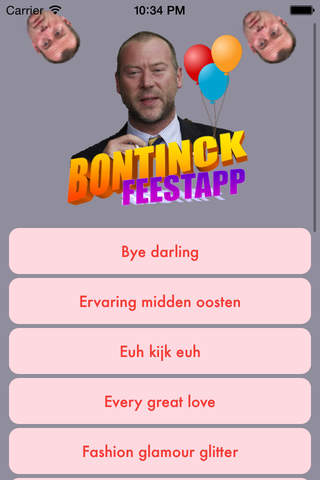 Bontinck Feestapp screenshot 3
