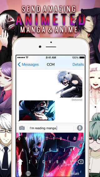 KeyCCMGifs – Manga Anime : Gifs Animated Stickers and Emoji For Tokyo Ghoul Edition