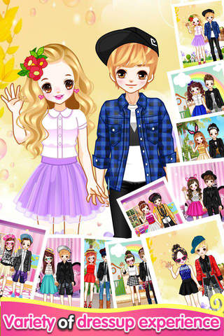 Lovely Princess and Prince - dress up game for girls screenshot 2
