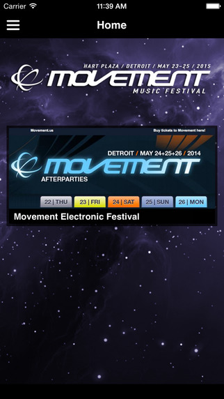 Official 2015 Movement Music Festival app