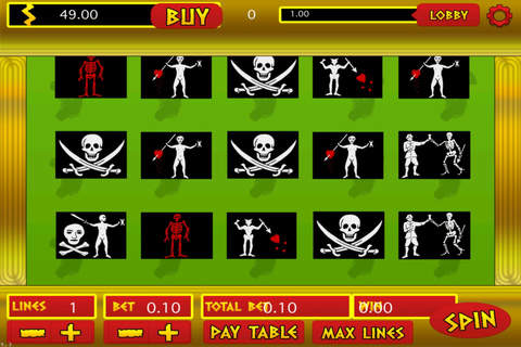 A 777 Pirates of The Black Pearl Slots of the Seven Seas  - Lost Treasure Journey Edition Free screenshot 3