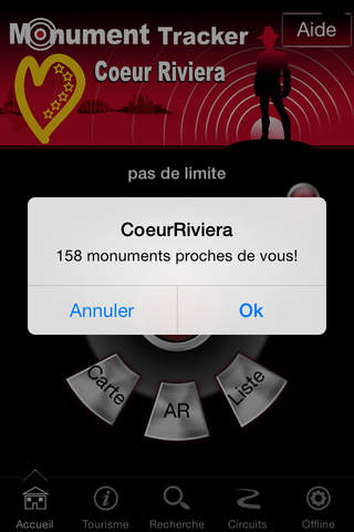 Coeur Riviera Monument Tracker screenshot 2