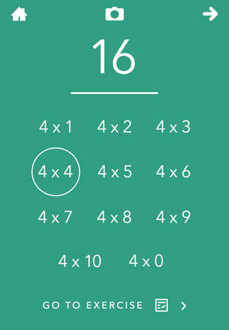 Flat Multiplication Tables screenshot 2
