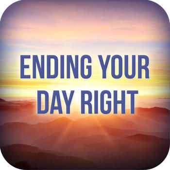 Ending Your Day Right Devotional LOGO-APP點子