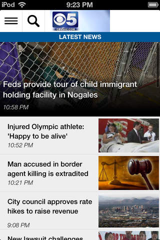 CBS5AZ.com screenshot 2