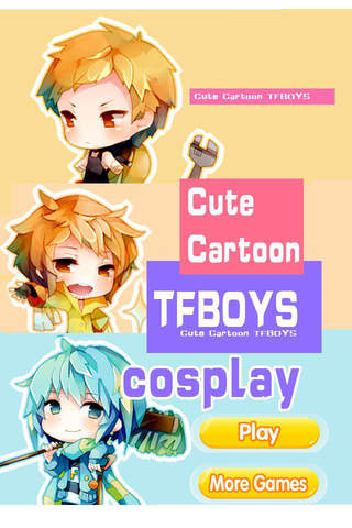 Cute Cartoon Boys - Cosplay screenshot 3