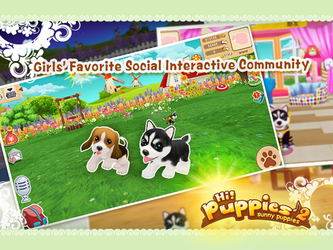 【免費遊戲App】Hi!Puppies2-APP點子