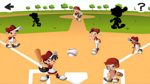 Academy Baseball: Shadow Game for Children to Learn and Play