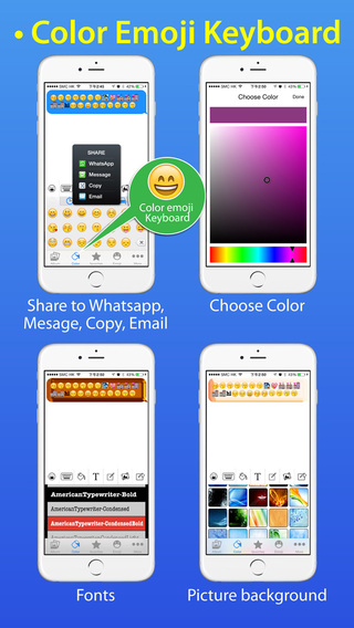 【免費娛樂App】Stickers Free for iOS8 +Emoji Keyboard & Emoji Art-APP點子