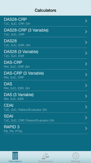 【免費醫療App】DAS Calculator for Rheumatologists-APP點子