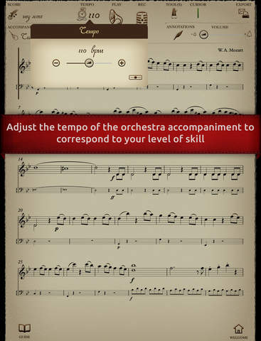 免費下載音樂APP|Play Mozart – Symphony No. 40 in G minor – 1st movement Molto allegro (interactive violin sheet music) app開箱文|APP開箱王