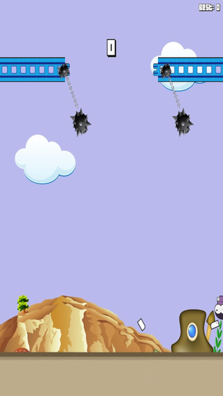 【免費遊戲App】Sway Copter - Swing The Flappy Dude Up!-APP點子