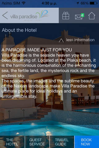 Hotel app - Concept Guides screenshot 2