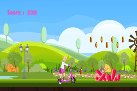 Pretty Girl Scooter Rider screenshot 3