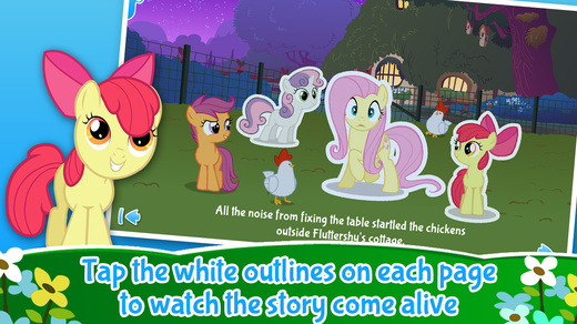 【免費書籍App】My Little Pony: Fluttershy’s Famous Stare-APP點子