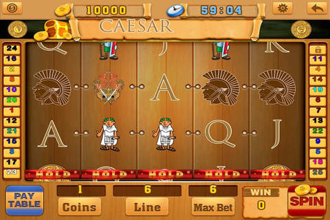 Invincible Caesar Slots screenshot 2