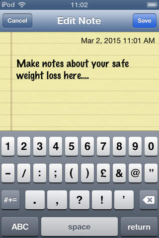 Safe Weight Loss screenshot 4