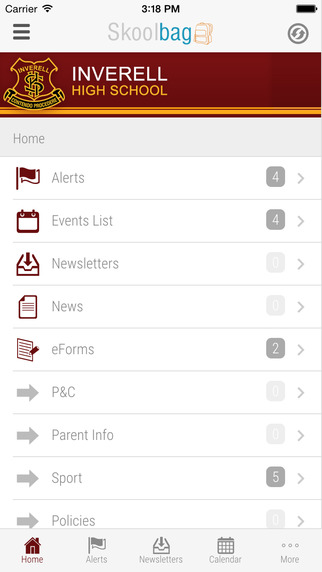 【免費教育App】Inverell High School - Skoolbag-APP點子