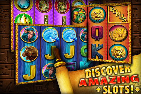 Slots Golden Tomb Casino PRO - A Pharaohs Gold Vegas Slot Machine Game! screenshot 3
