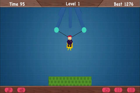 Doodle Superhero Swing - A Strategy Game Mania FREE screenshot 2