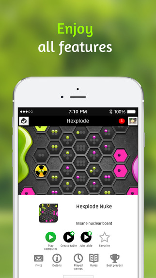 【免費遊戲App】Jocly Hexplode Free-APP點子