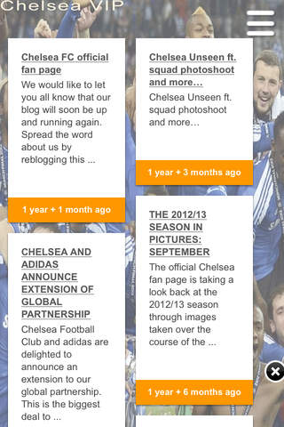 Real Time Updates Chelsea FC Luxury VIP Edition screenshot 2
