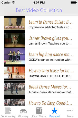 Dancing Guide: Free Video Lessons & Dancing Moves Graphics, with Dancing Glossary screenshot 3