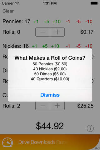 Coin Counter- A Simple Change Counting App screenshot 3